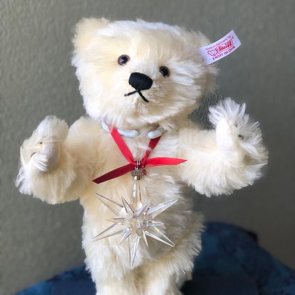 Steiff Teddy Bear   2005 With The Swarovski Ornament - Picture 3 of 15